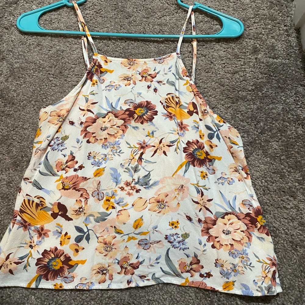 Kendall & Kylie floral tank top